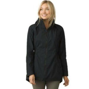 Prana horizon anorak jacket black size medium